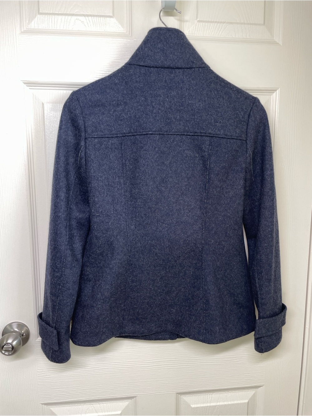 Boden Classic Tailored Wool Blend Stand Collar Jacket Coat US 4 UK 8 - Picture 9 of 16